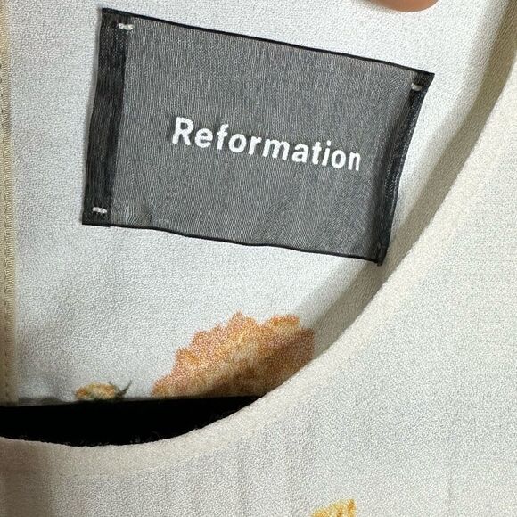 Reformation Women’s Bassett in Floral Constance size 12 NWT - Picture 3 of 6